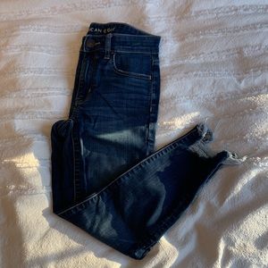 American Eagle Hi-Rise Jegging Crop Jeans